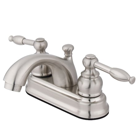 Kingston Brass 4" Centerset Bathroom Faucet, Brushed Nickel GKB2608KL